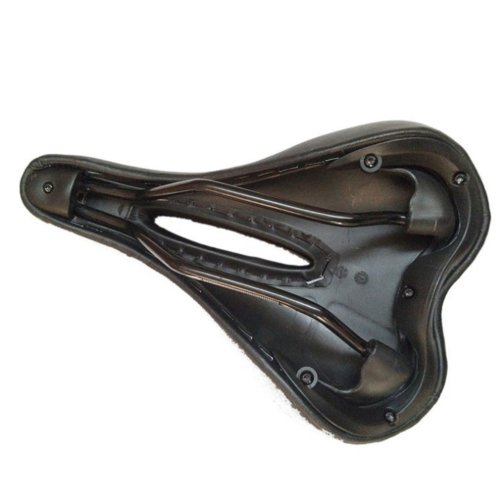 Waterproof PU Leather Bike Saddle Hollow Bicycle Cushion Shockproof Bike Seat Cover