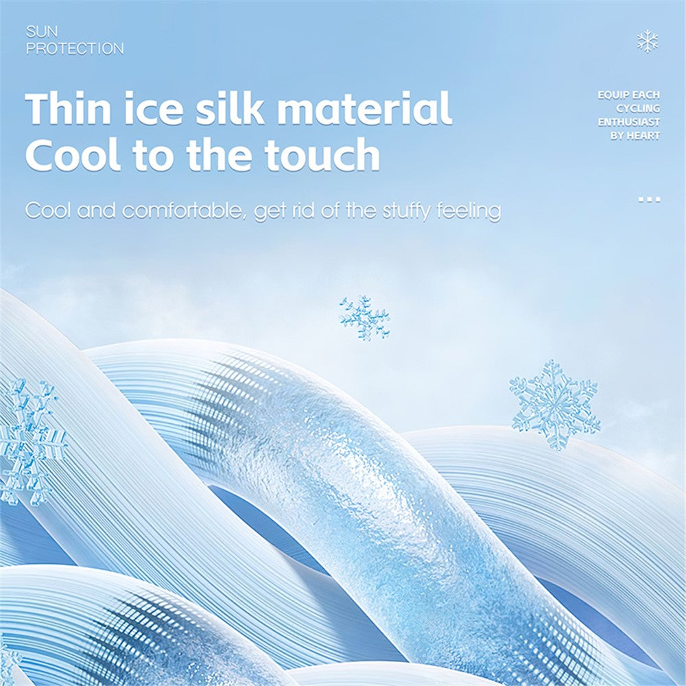 WEST BIKING YP0212125 1 Pair Unisex Ice Silk Cooling Sleeves Summer Sunscreen UV Protection Arm Sleeves