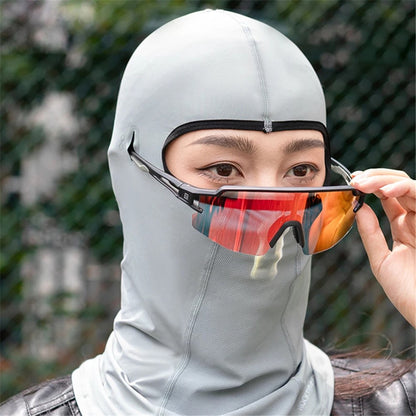ROCKBROS LF70878 Ice Silk Face Mask Neck Gaiter Summer Anti-UV Head Scarf