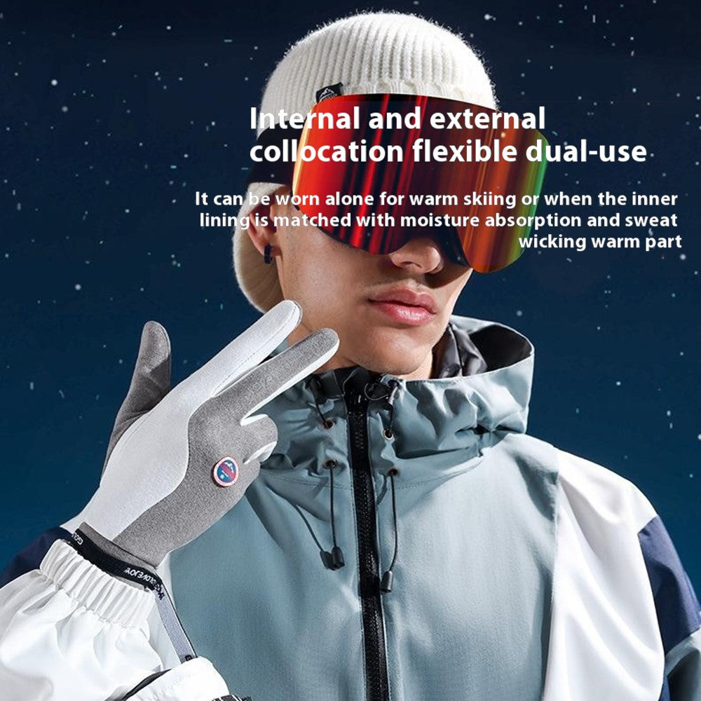GOLOVEJOY DY51 Autumn Winter Windproof Mittens for Men Women Outdoor Sports Touch Screen Anti-Slip Gloves