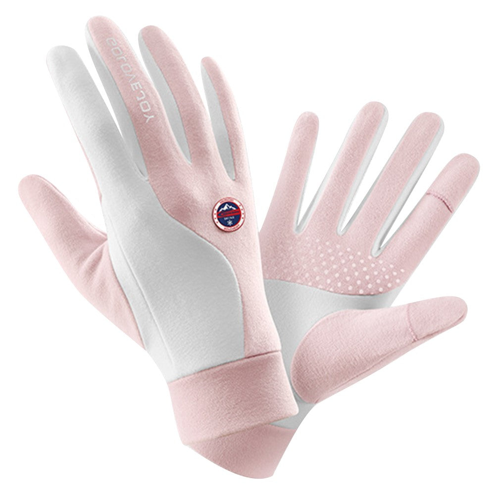 GOLOVEJOY DY51 Autumn Winter Windproof Mittens for Men Women Outdoor Sports Touch Screen Anti-Slip Gloves
