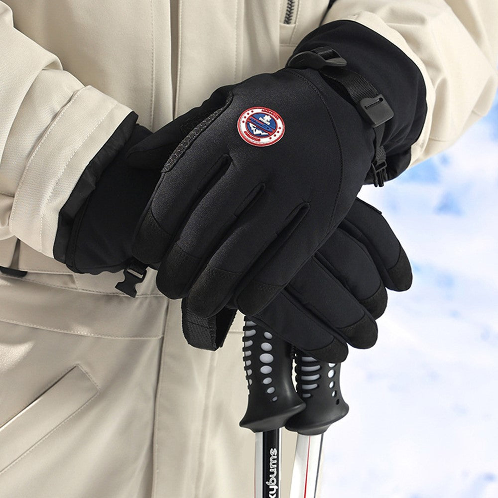 GOLOVEJOY DB69 Men Windproof Thermal Motorcycle Gloves Touch Screen Winter Riding Mittens
