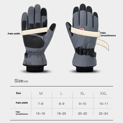 GOLOVEJOY DB69 Men Windproof Thermal Motorcycle Gloves Touch Screen Winter Riding Mittens