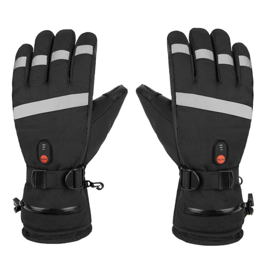 5803A02 Winter Electric Heated Gloves Waterproof Touch Screen Mittens with 4000mAh Battery (CE Certified)