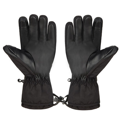 5803A02 Winter Electric Heated Gloves Waterproof Touch Screen Mittens with 4000mAh Battery (CE Certified)