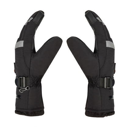 5803A02 Winter Electric Heated Gloves Waterproof Touch Screen Mittens with 6000mAh Battery (CE Certified)