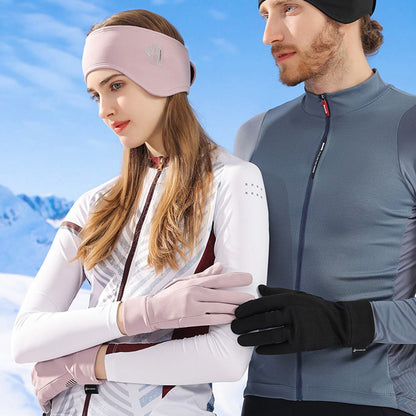 GOLOVEJOY 1 Pair Size L 8-9cm Palm Width Winter Ski Liner Gloves Flip-Top Touchscreen Anti-slip Mittens for Running Cycling