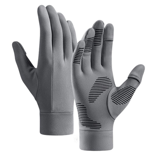 GOLOVEJOY 1 Pair Size XL 9-10cm Palm Width Winter Ski Liner Gloves Flip-Top Touchscreen Anti-slip Mittens for Running Cycling