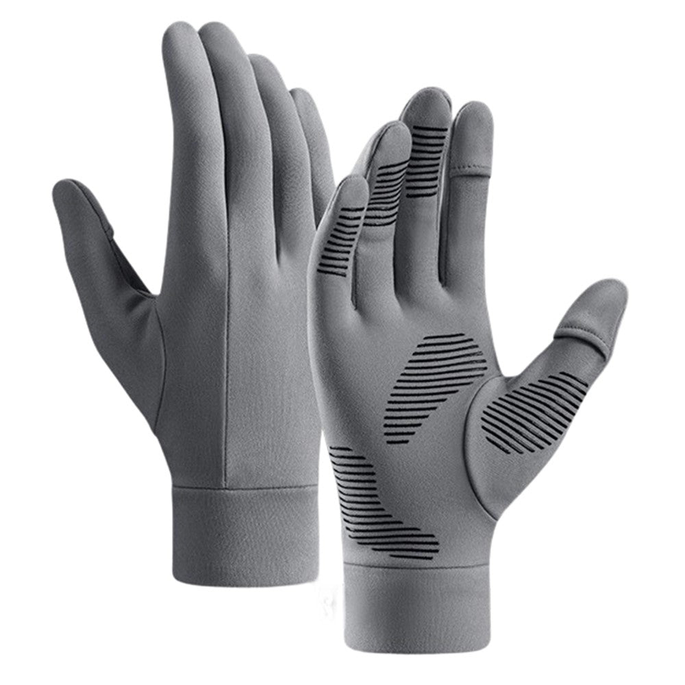 GOLOVEJOY 1 Pair Size XXL 10-11cm Palm Width Winter Ski Liner Gloves Flip-Top Touchscreen Anti-slip Mittens for Running Cycling