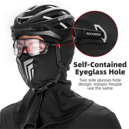 ROCKBROS Face Mask Soft Keeping Warm Windproof Cycling Head Scarf for Men and Women