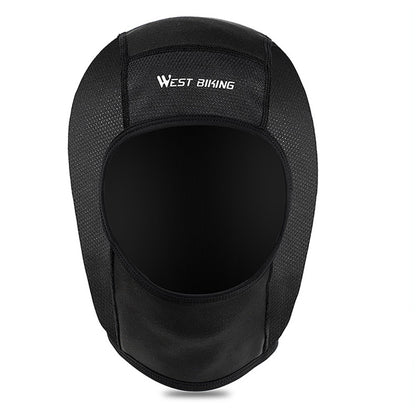WEST BIKING YP0201257 Fleece Skull Cap Windproof Thermal Winter Scarf Elastic Cycling Motorcycle Helmet Liner Warm Running Hat Head Cover
