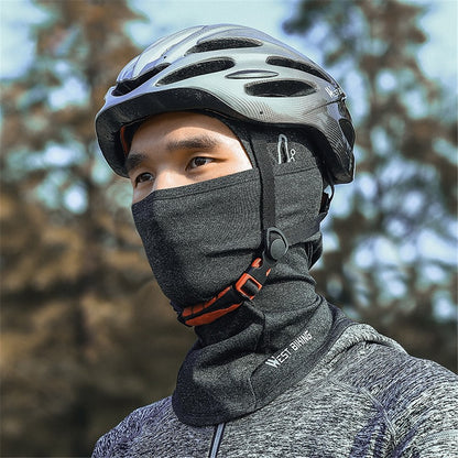WEST BIKING YP0201343 Windproof Cycling Neck Gaiter Scarf Warm Breathable Neck Head Cover with Glasses Holes
