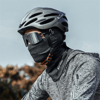 WEST BIKING YP0201343 Windproof Cycling Neck Gaiter Scarf Warm Breathable Neck Head Cover with Glasses Holes