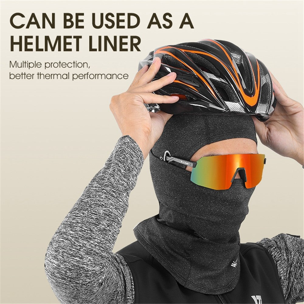 WEST BIKING YP0201343 Windproof Cycling Neck Gaiter Scarf Warm Breathable Neck Head Cover with Glasses Holes
