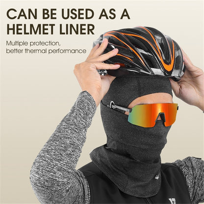 WEST BIKING YP0201343 Windproof Cycling Neck Gaiter Scarf Warm Breathable Neck Head Cover with Glasses Holes