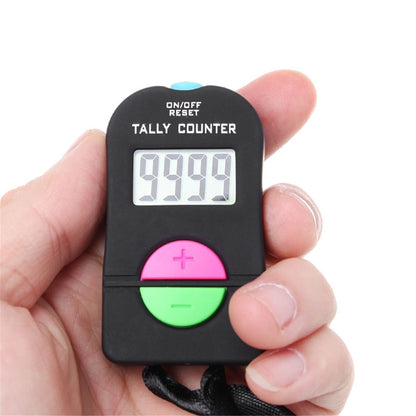Electronic Tally Counter Manual Addition Subtraction Counter Clicker Golf Football Sports Handheld Counter