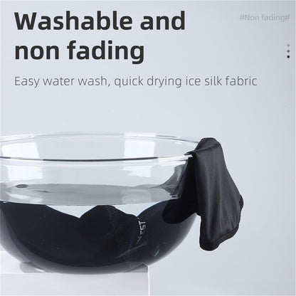 WEST BIKING YP0201403 UV Protection Cycling Head Scarf Headgear Comfortable Ice Silk Neck Gaiter Breathable Neck Cover