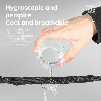 WEST BIKING YP0212124 1 Pair Men Ice Silk Cycling Travel Sleeves Summer Sunscreen UV Protection Sleeves