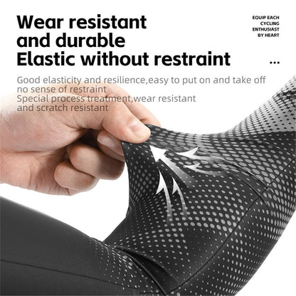 WEST BIKING YP0212124 1 Pair Men Ice Silk Cycling Travel Sleeves Summer Sunscreen UV Protection Sleeves