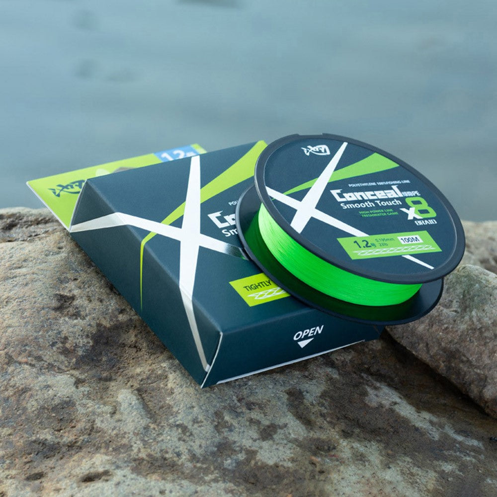 150m Length 8 Strands Braided Fishing Line Green Super Strong PE Smooth Touch Fishing Line