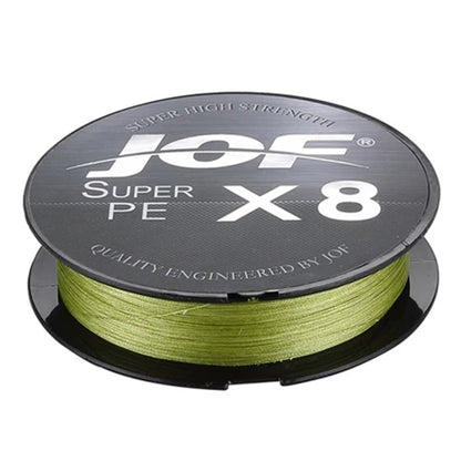 JOF 100m 0.8# High Strength PE 8 Strand Fishing Line Anti-bite Braided Fishing Wire