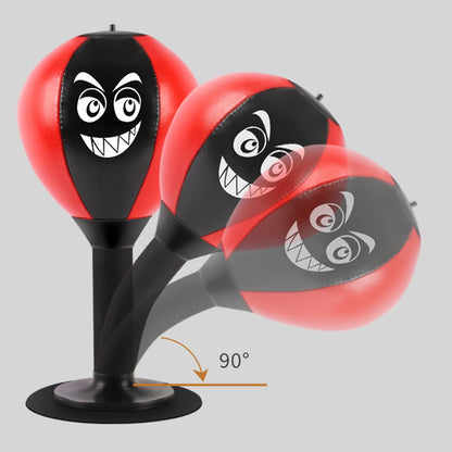 AIBEIJIAN Desktop PU Leather Punching Speed Ball Kids Adult Stress Relief Boxing Punch Ball