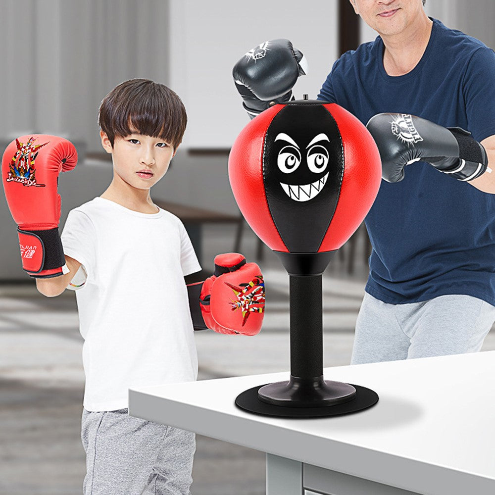 AIBEIJIAN Desktop PU Leather Punching Speed Ball Kids Adult Stress Relief Boxing Punch Ball