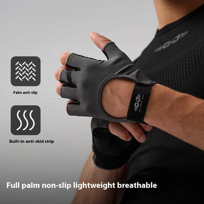 GOLOVEJOY XG85 1 Pair Fitness Cycling Hiking Summer Half Finger Gloves Anti Slip Breathable Workout Gloves