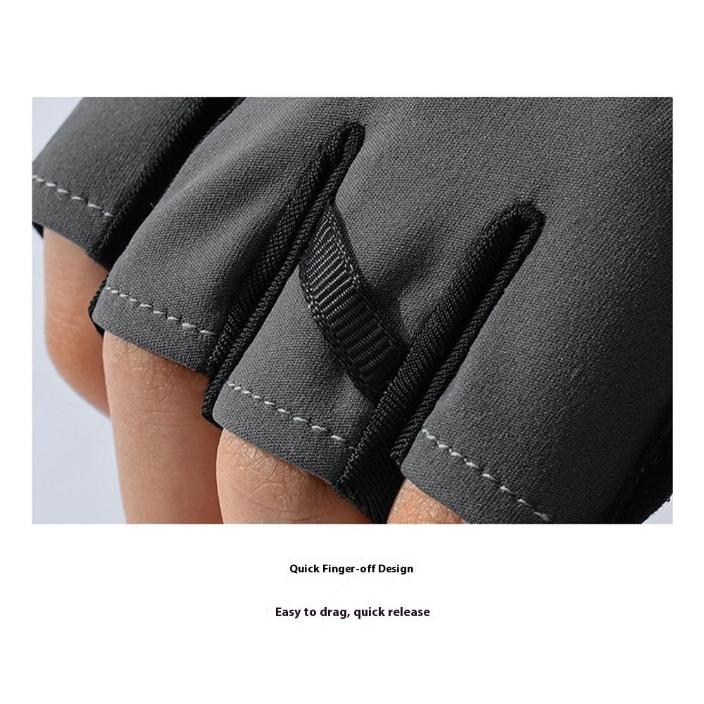 GOLOVEJOY XG85 1 Pair Fitness Cycling Hiking Summer Half Finger Gloves Anti Slip Breathable Workout Gloves