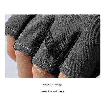 GOLOVEJOY XG85 1 Pair Fitness Cycling Hiking Summer Half Finger Gloves Anti Slip Breathable Workout Gloves