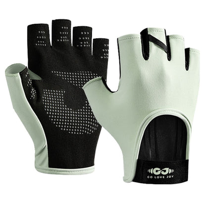 GOLOVEJOY XG85 1 Pair Fitness Cycling Hiking Summer Half Finger Gloves Anti Slip Breathable Workout Gloves
