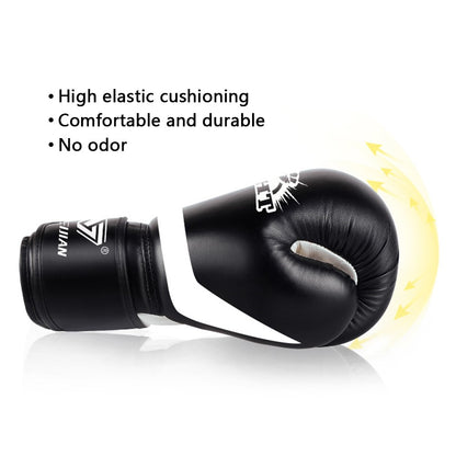 AIBEIJIAN 10oz For Teenager Sports Boxing Gloves Muay Thai MMA Training Workout Kickboxing PU Mitts