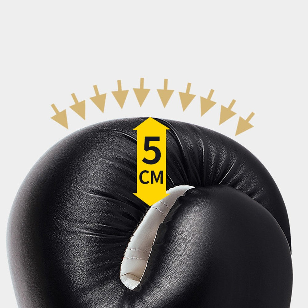 AIBEIJIAN 10oz For Teenager Sports Boxing Gloves Muay Thai MMA Training Workout Kickboxing PU Mitts