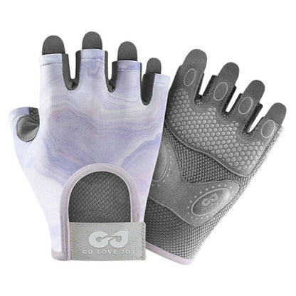 GOLOVEJOY XG66 Breathable Half Finger Gloves for Weightlifting Training Shock Absorbing Fitness Mittens