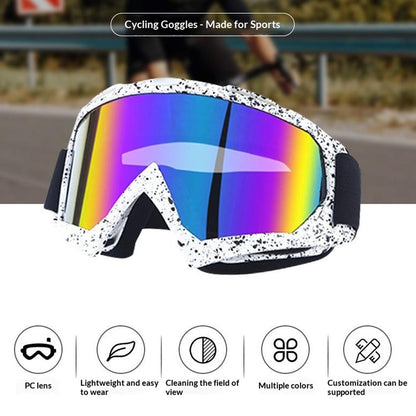 Outdoor Goggles PC Lens UV Protection Windproof Anti-Impact Glasses for Cycling Skiing Climbing Fishing