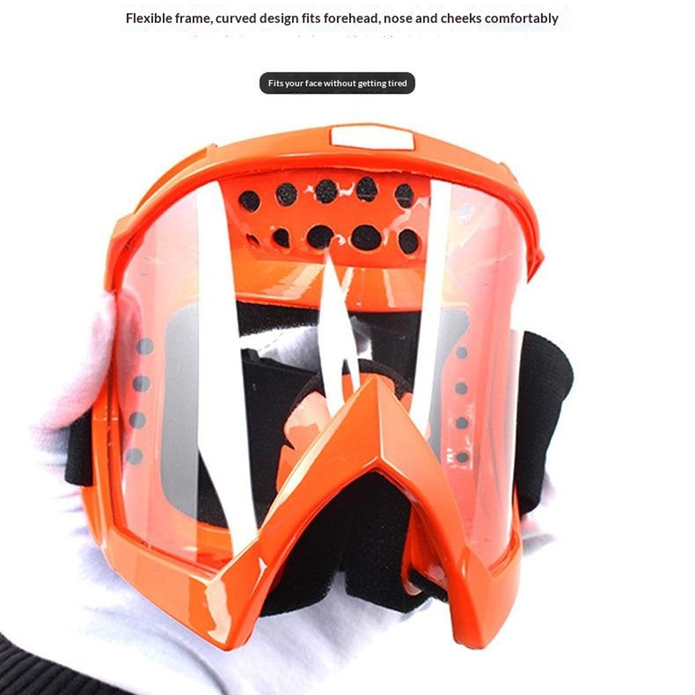 Outdoor Goggles PC Lens UV Protection Windproof Anti-Impact Glasses for Cycling Skiing Climbing Fishing