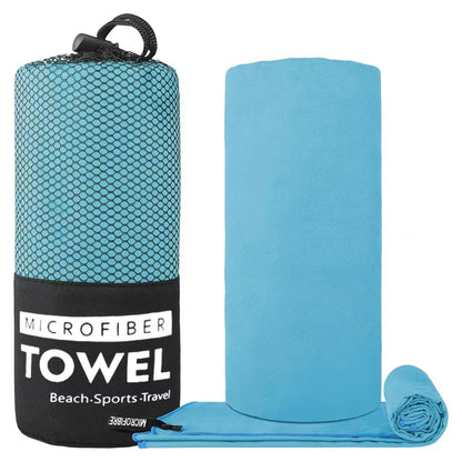 WY1003 80x130cm Portable Double-Sided Quick-Drying Towel Microfiber Sports Fitness Yoga Beach Towel