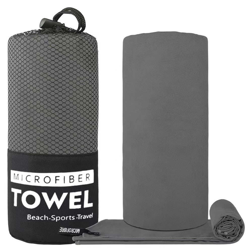 WY1003 80x130cm Portable Double-Sided Quick-Drying Towel Microfiber Sports Fitness Yoga Beach Towel