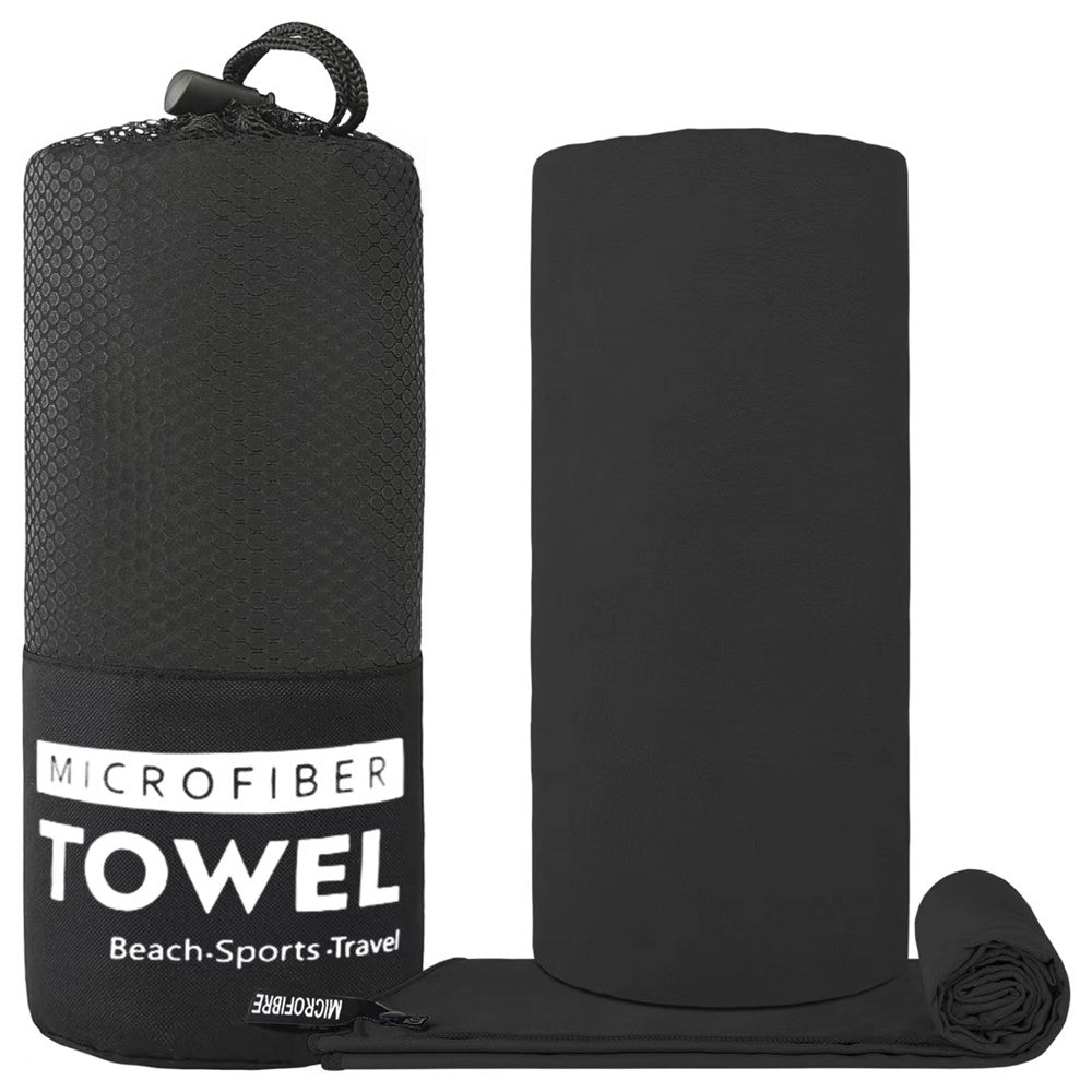 WY1003 80x130cm Portable Double-Sided Quick-Drying Towel Microfiber Sports Fitness Yoga Beach Towel
