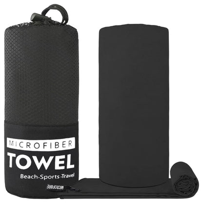 WY1003 80x130cm Portable Double-Sided Quick-Drying Towel Microfiber Sports Fitness Yoga Beach Towel
