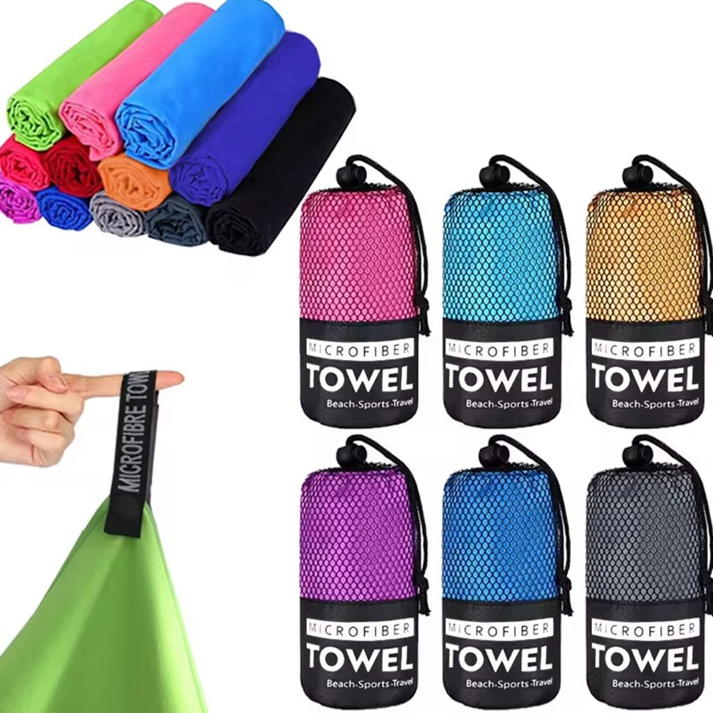 WY1003 50x110cm Double-Sided Quick-Drying Towel Microfiber Sports Fitness Yoga Beach Towel