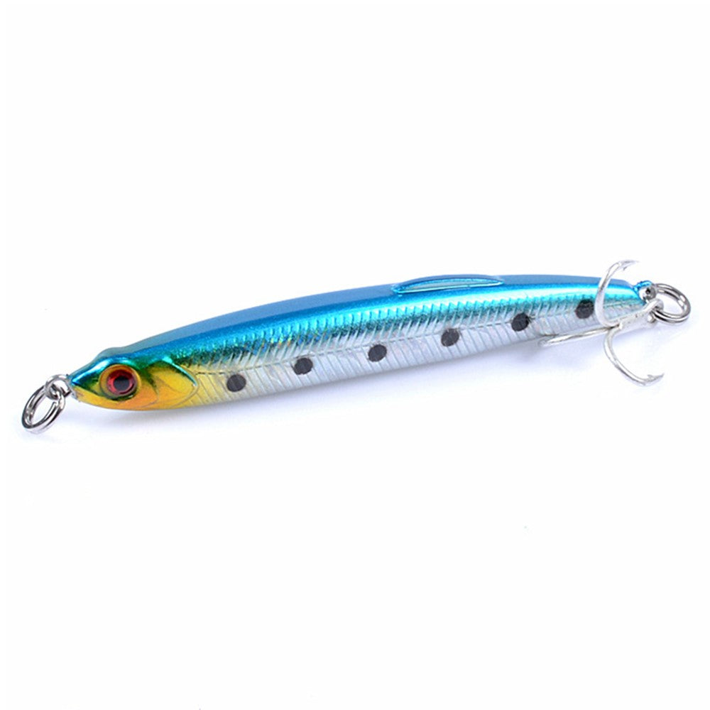 CH50 7.5cm 9.7g Pencil Lure Lifelike 3D Eyes Simulated Sinking Fishing Lure with Treble Hooks