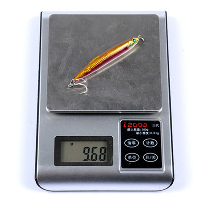 CH50 7.5cm 9.7g Pencil Lure Lifelike 3D Eyes Simulated Sinking Fishing Lure with Treble Hooks