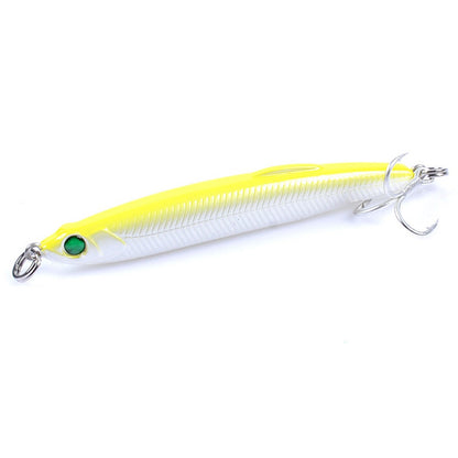 CH50 7.5cm 9.7g Pencil Lure Lifelike 3D Eyes Simulated Sinking Fishing Lure with Treble Hooks