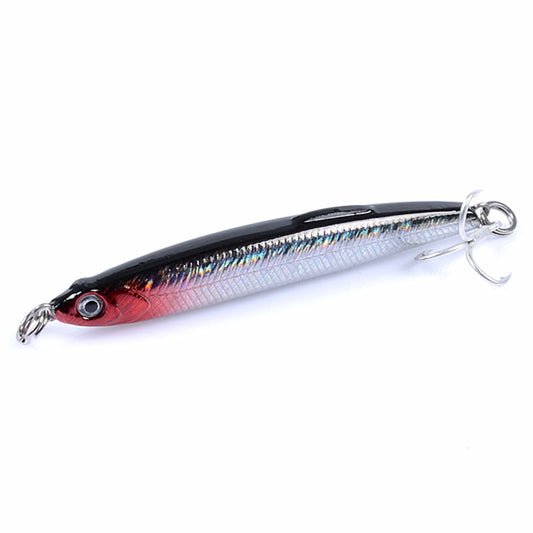 CH50 7.5cm 9.7g Pencil Lure Lifelike 3D Eyes Simulated Sinking Fishing Lure with Treble Hooks