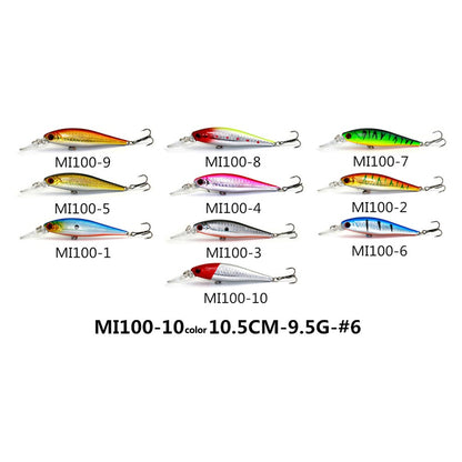 HENGJIA 56Pcs Fishing Lure Long Distance Casting Artificial Fish Bait Kit