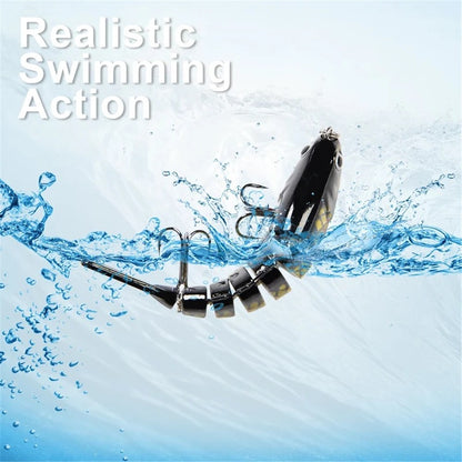 3Pcs 10cm 15g Fishing Lures Set Multi-Jointed Crankbait Hard Bait Artificial Lure with Storage Box