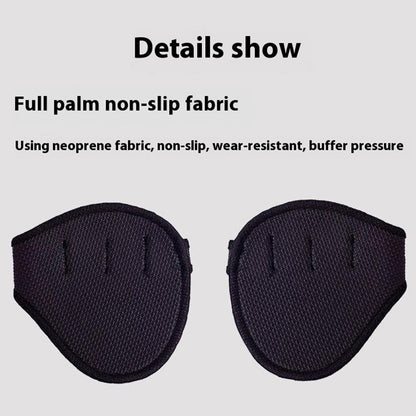 1 Pair Four Finger Weightlifting Gloves Anti Slip Gym Workout Fitness Gloves Palm Protector