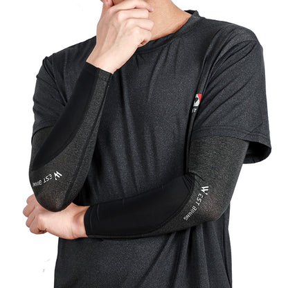 WEST BIKING Summer Sunscreen Sleeves Unisex Anti-UV Ice Silk Arm Sleeves
