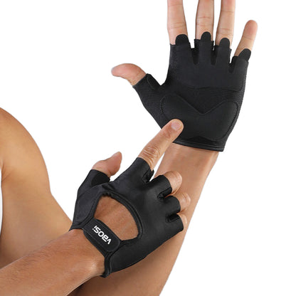 VBOSI 6204V Breathable Fitness Gloves Anti-Slip Half Finger Gym Workout Gloves for Weightlifting Cycling
